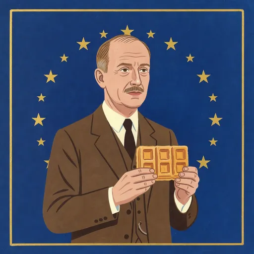 Official portrait of Pieter Vandermeulebroecke